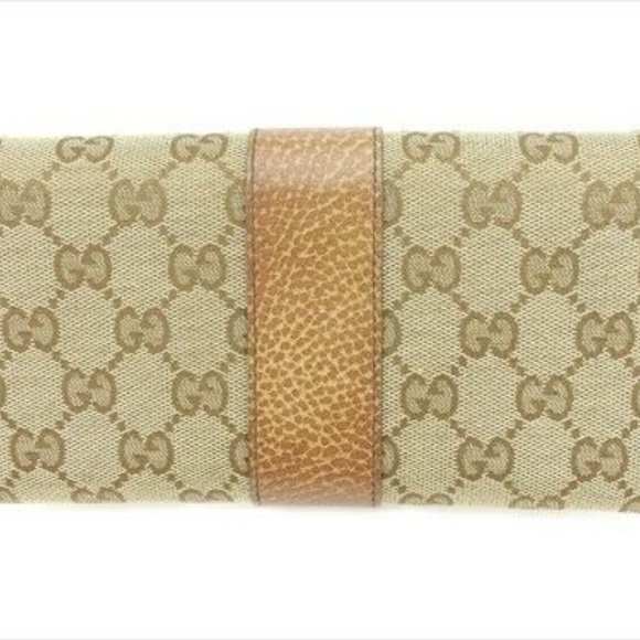 Gucci Wallet Purse Long Wallet GG Canvas leather Woman Authentic Used T9171 - Picture 10 of 10